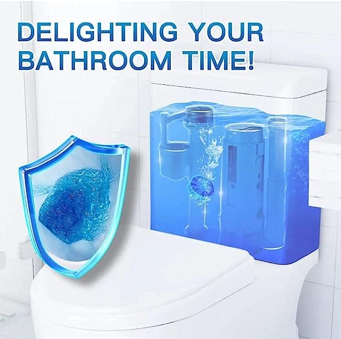 Set Of 10 Blue Bubble Toilet Cleaner, Automatic Flushing Toilet Bowl Cleaner, Toilet Cleaning Tablets, Yellow Dirt Toilet Cleaning Tool, Bathroom Cleaning Ball Tablets, Home Deodorizer Toilet Cleaner Set Of 10 Blue Bubble Toilet Cleaner, Automatic Flushing Toilet Bowl Cleaner, Toilet Cleaning Tablets, Yellow Dirt Toilet Cleaning Tool, Bathroom Cleaning Ball Tablets, Home Deodorizer Toilet Cleaner
